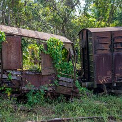 abandonned train relics Abandonned train